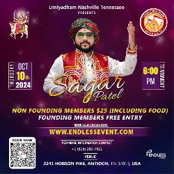 Umiyadham Nashville Tennessee Presents Sagar Patel Live